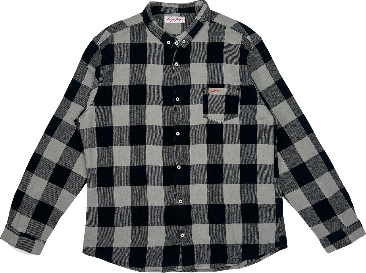Grey Checkered Flannel