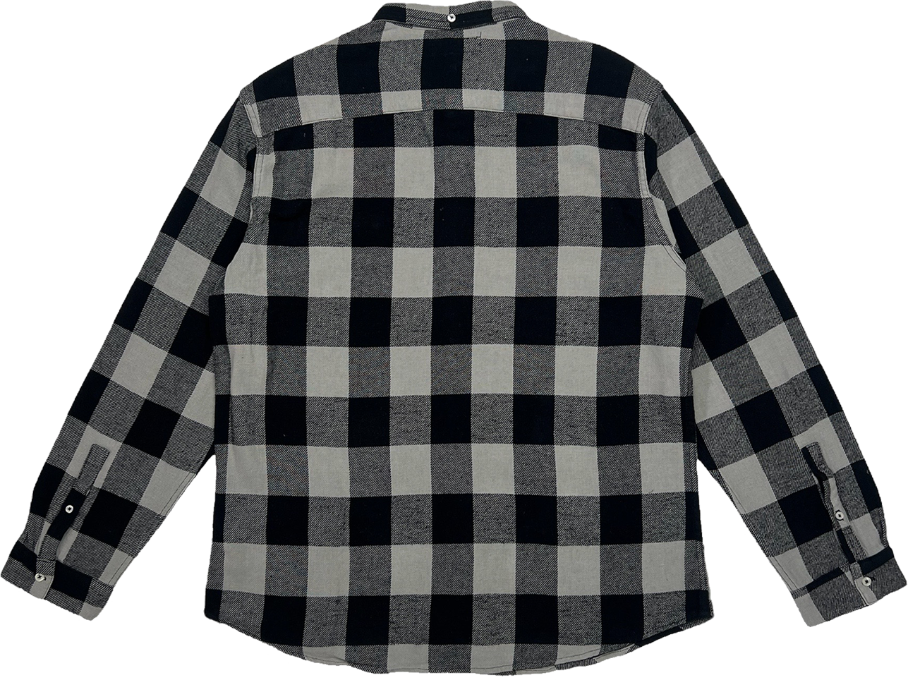 Grey Checkered Flannel